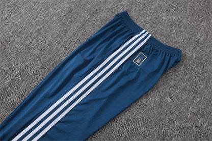 2026 Italy Blue Half Zip Training Suit Adults Or Children