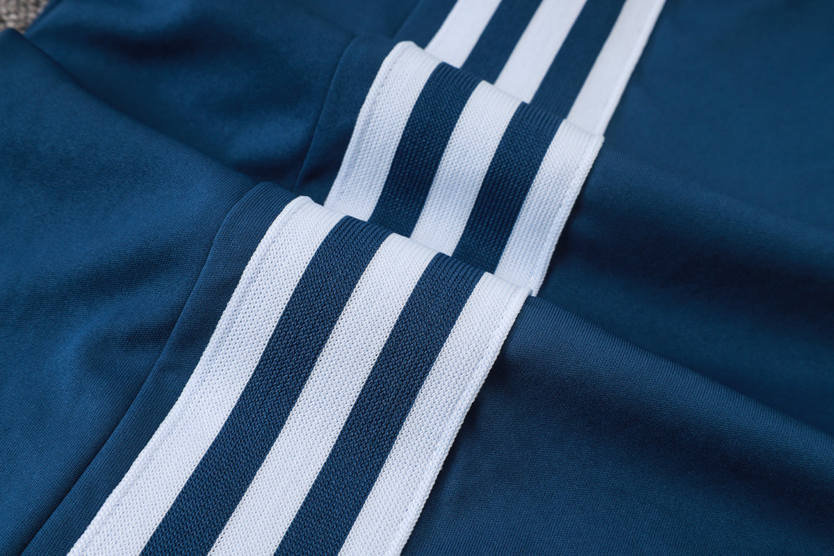 2026 Italy Blue Half Zip Training Suit Adults Or Children