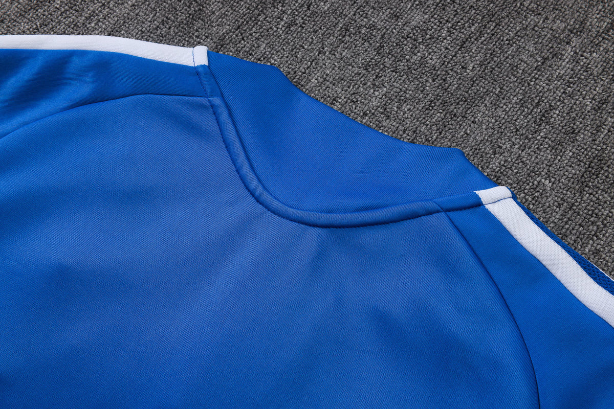 2026-27 Cruzeiro Color Blue Full Zip Training Suit Adults Or Children