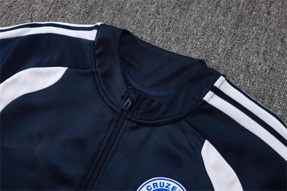 2026-27 Cruzeiro Sapphire Blue Full Zip Training Suit Adults Or Children