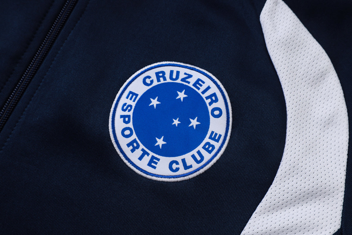 2026-27 Cruzeiro Sapphire Blue Full Zip Training Suit Adults Or Children