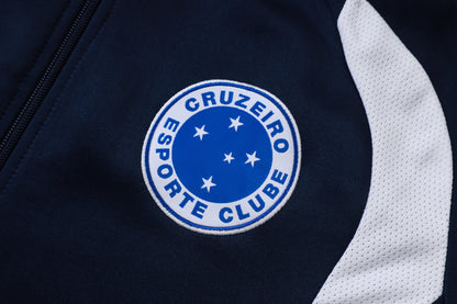 2026-27 Cruzeiro Sapphire Blue Full Zip Training Suit Adults Or Children