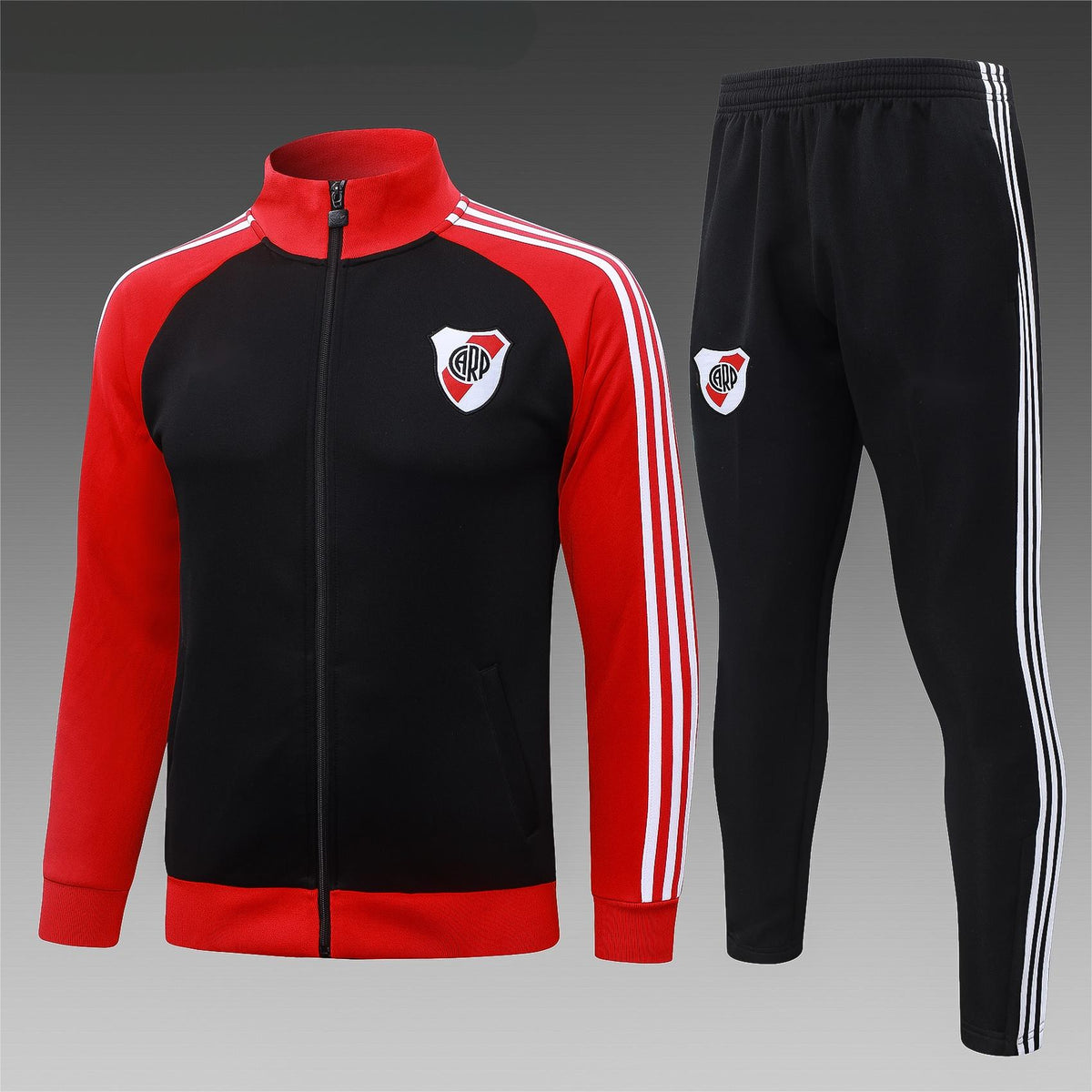 2026-27 River Plate Black Full Zip Training Suit Adults Or Children