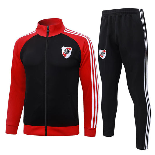 2026-27 River Plate Black Full Zip Training Suit Adults Or Children