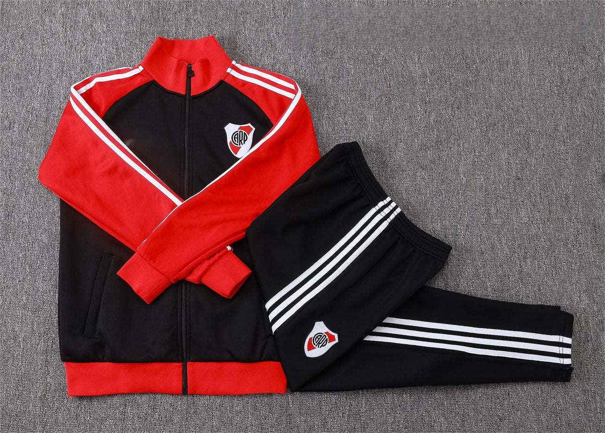 2026-27 River Plate Black Full Zip Training Suit Adults Or Children