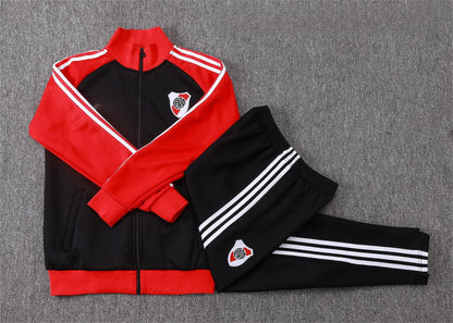 2026-27 River Plate Black Full Zip Training Suit Adults Or Children