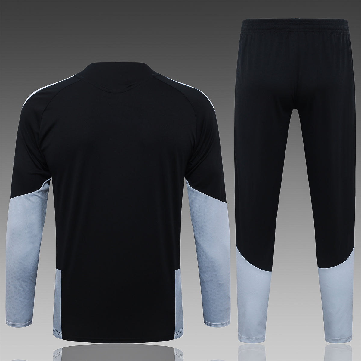 2026-27 Real Madrid Black Half Zip Training Suit Adults Or Children