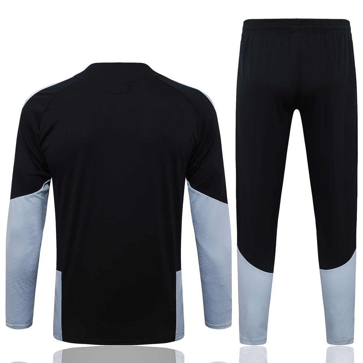 2026-27 Real Madrid Black Half Zip Training Suit Adults Or Children