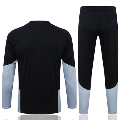 2026-27 Real Madrid Black Half Zip Training Suit Adults Or Children