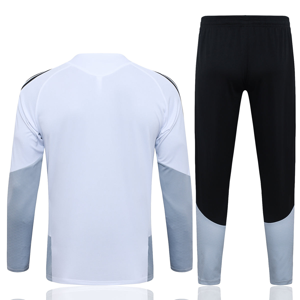 2026-27 Real Madrid White Half Zip Training Suit Adults Or Children