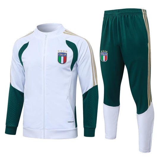 2026 Italy White Full Zip Training Suit Adults Or Children