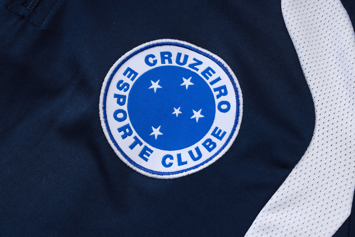 2026-27 Cruzeiro Sapphire Blue Half Zip Training Suit Adults Or Children