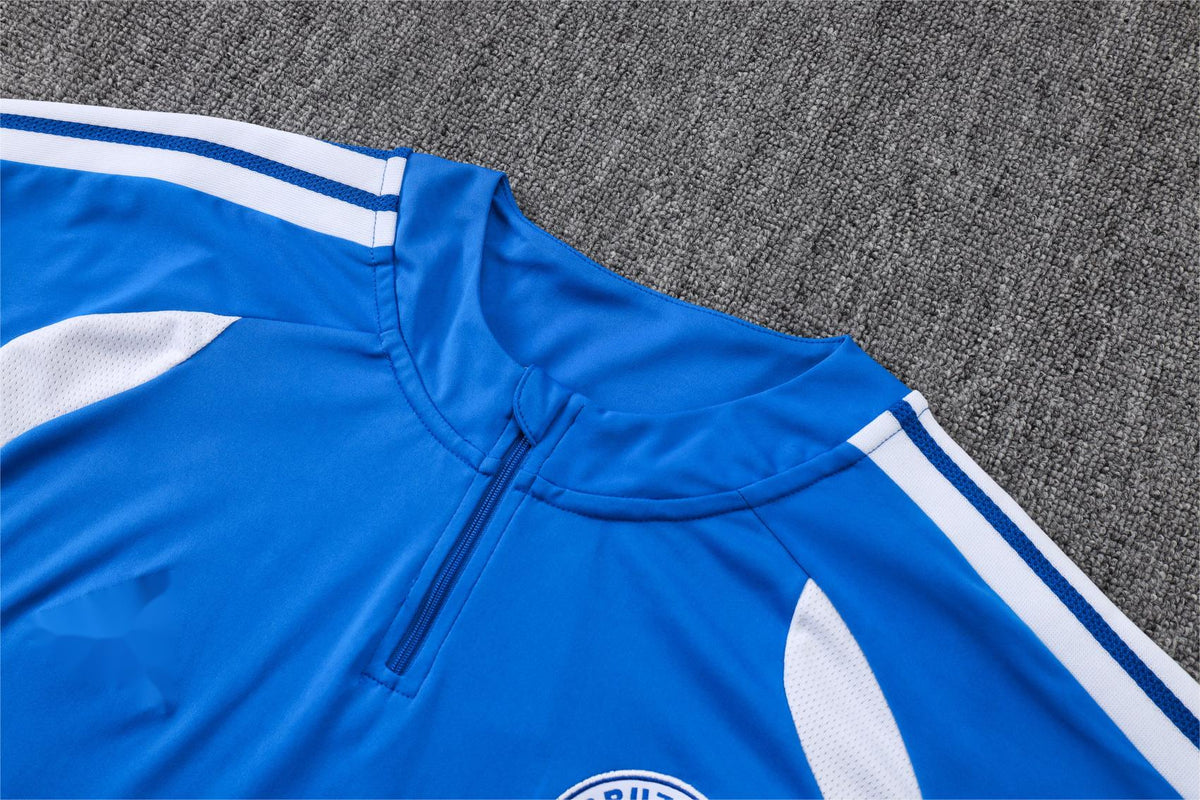 2026-27 Cruzeiro Bright Blue Half Zip Training Suit Adults Or Children