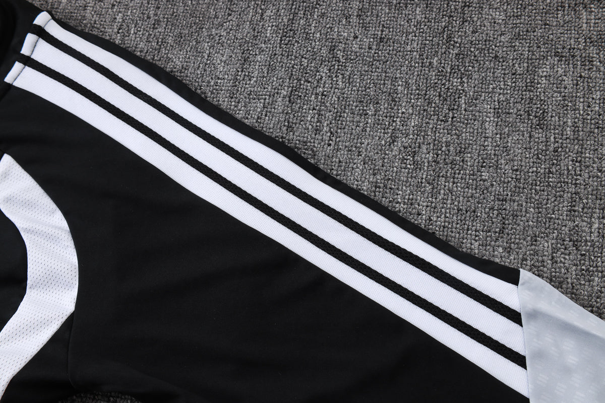 2026-27 Real Madrid Black Half Zip Training Suit Adults Or Children