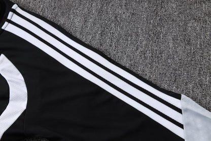 2026-27 Real Madrid Black Half Zip Training Suit Adults Or Children