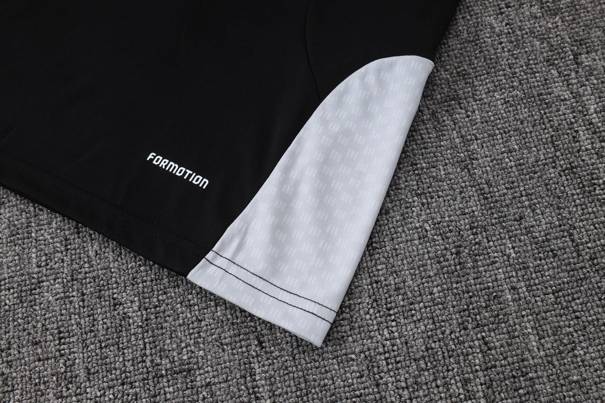 2026-27 Real Madrid Black Half Zip Training Suit Adults Or Children