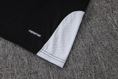 2026-27 Real Madrid Black Half Zip Training Suit Adults Or Children