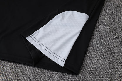 2026-27 Real Madrid Black Half Zip Training Suit Adults Or Children
