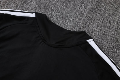 2026-27 Real Madrid Black Half Zip Training Suit Adults Or Children