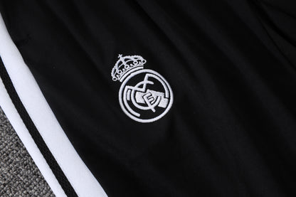 2026-27 Real Madrid Black Half Zip Training Suit Adults Or Children