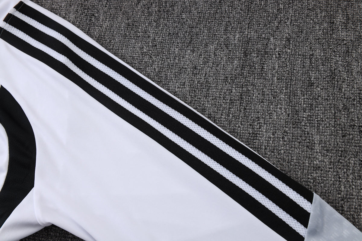 2026-27 Real Madrid White Half Zip Training Suit Adults Or Children