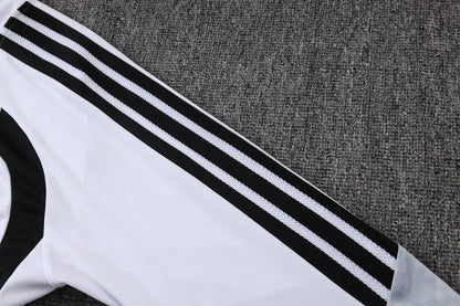2026-27 Real Madrid White Half Zip Training Suit Adults Or Children