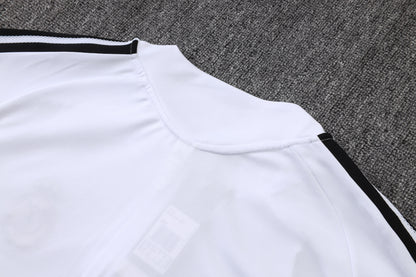 2026-27 Real Madrid White Half Zip Training Suit Adults Or Children