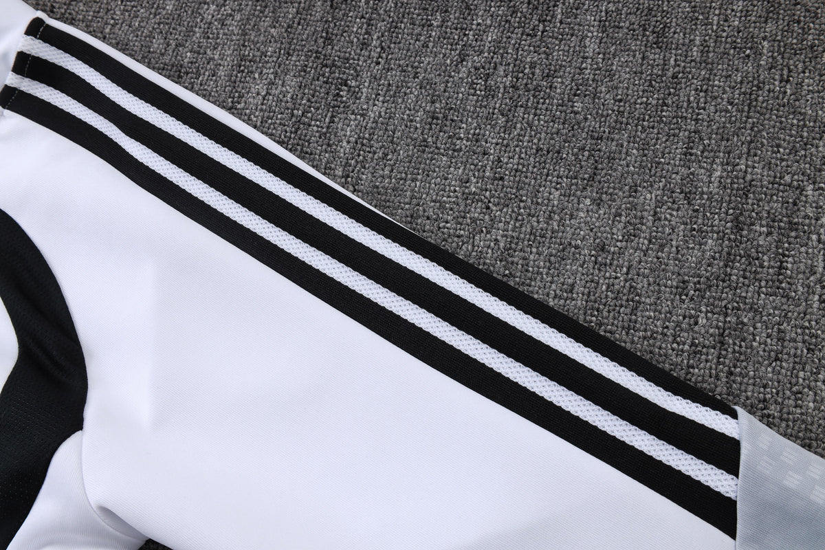 2026-27 Real Madrid White Black Full Zip Training Suit Adults Or Children