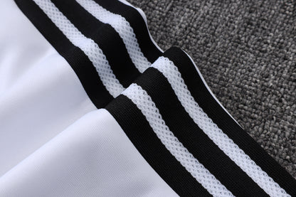 2026-27 Real Madrid White Black Full Zip Training Suit Adults Or Children