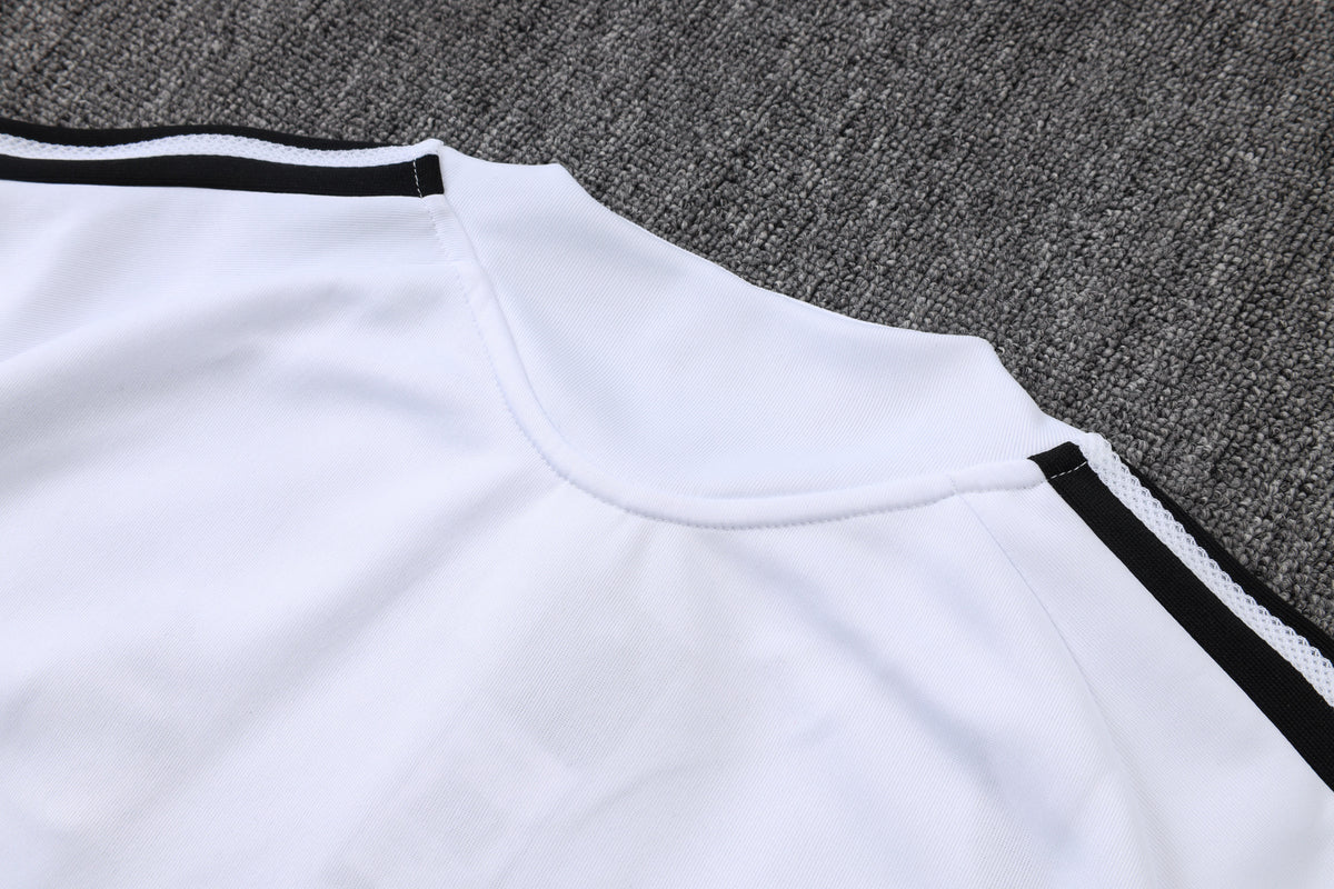 2026-27 Real Madrid White Black Full Zip Training Suit Adults Or Children