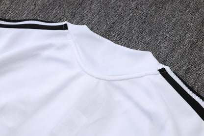 2026-27 Real Madrid White Black Full Zip Training Suit Adults Or Children