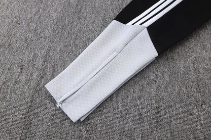 2026-27 Real Madrid White Black Full Zip Training Suit Adults Or Children