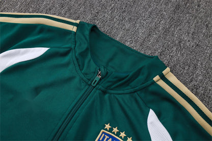 2026 Italy Green Full Zip Training Suit Adults Or Children