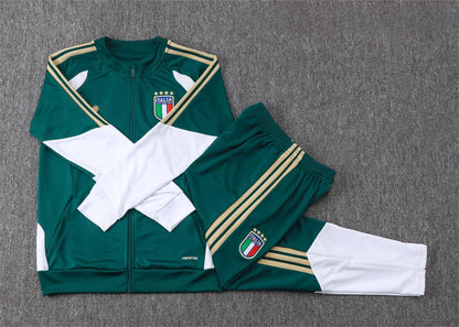 2026 Italy Green Full Zip Training Suit Adults Or Children