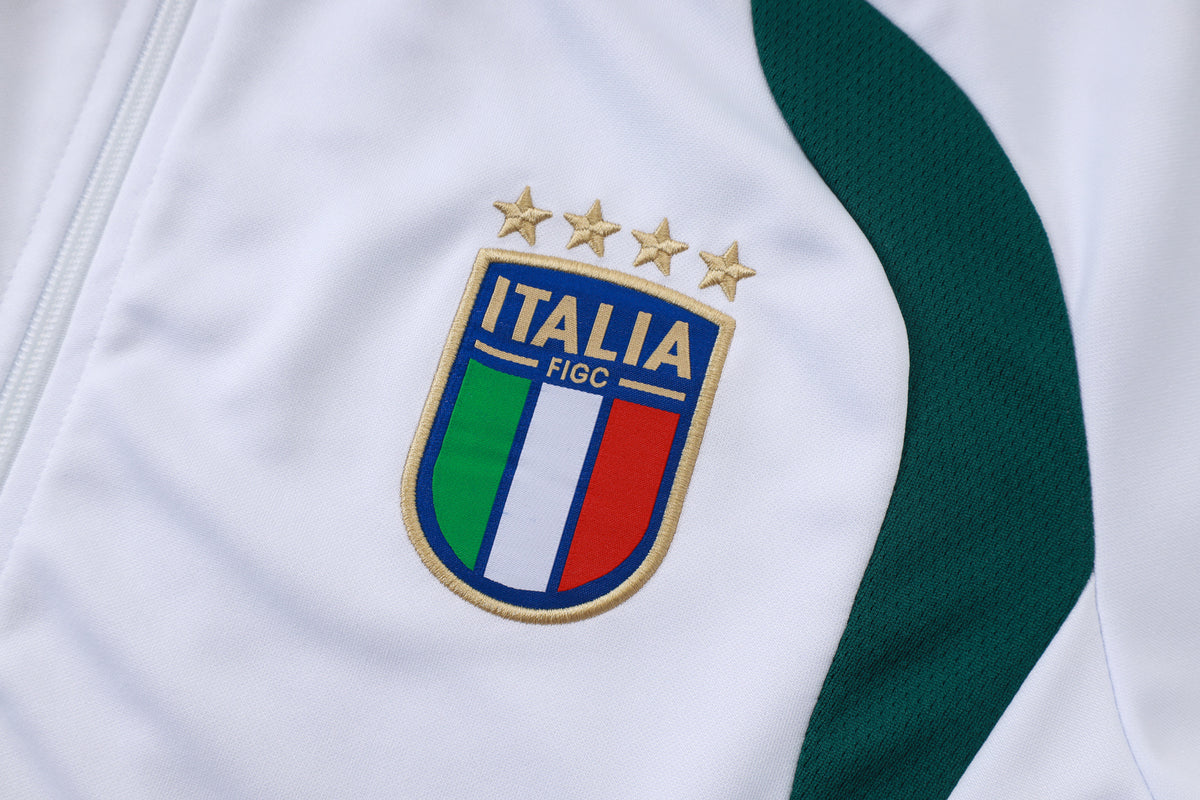 2026 Italy White Full Zip Training Suit Adults Or Children