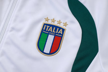 2026 Italy White Full Zip Training Suit Adults Or Children