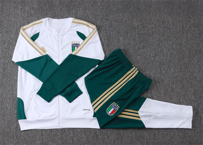 2026 Italy White Full Zip Training Suit Adults Or Children