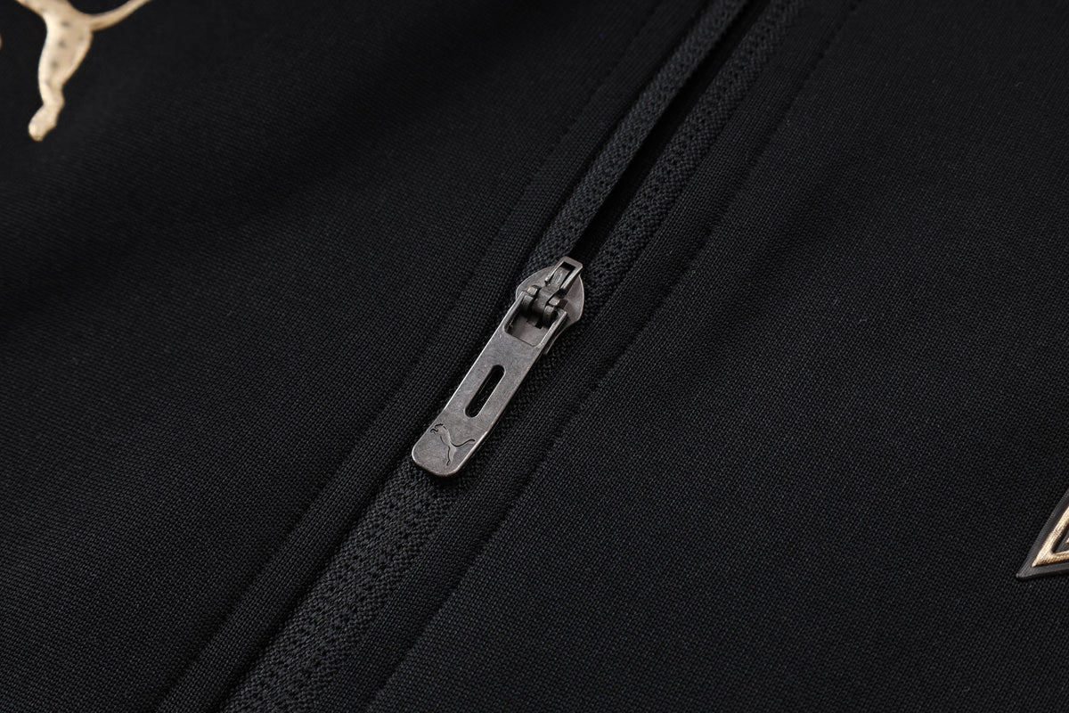2026 Portugal Black Full Zip Training Suit Adults Or Children