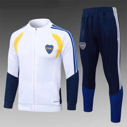 2026-27 Boca White Full Zip Training Suit Adults Or Children