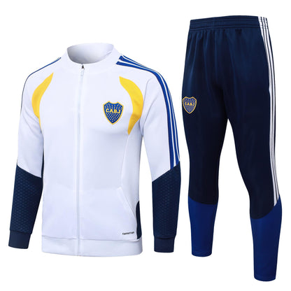 2026-27 Boca White Full Zip Training Suit Adults Or Children