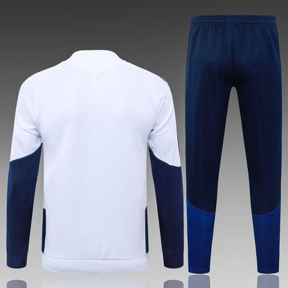 2026-27 Boca White Full Zip Training Suit Adults Or Children
