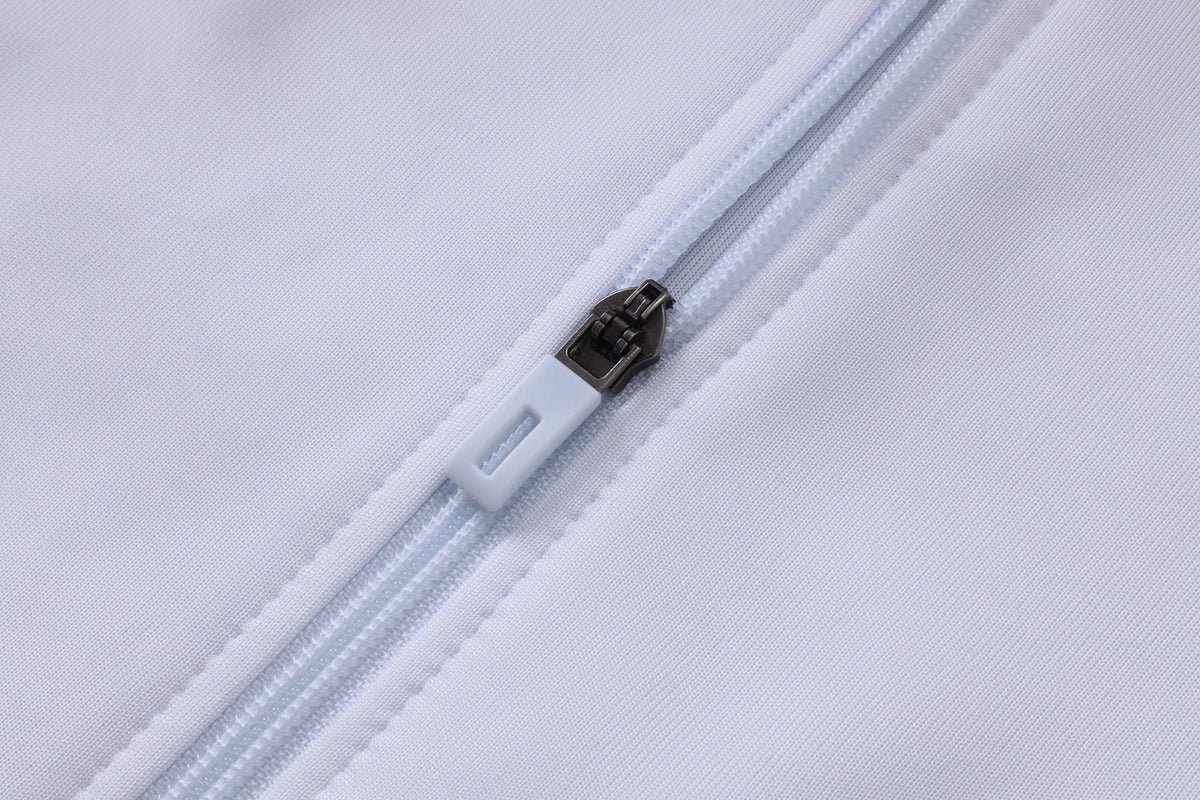 2026-27 Boca White Full Zip Training Suit Adults Or Children