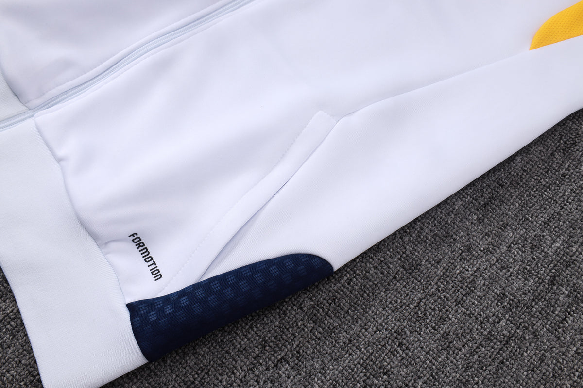 2026-27 Boca White Full Zip Training Suit Adults Or Children