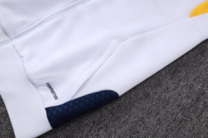 2026-27 Boca White Full Zip Training Suit Adults Or Children