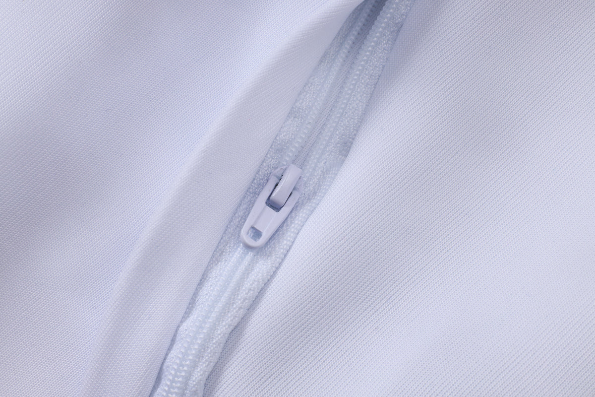 2026-27 Boca White Full Zip Training Suit Adults Or Children