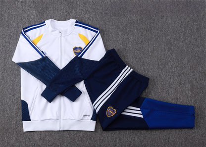 2026-27 Boca White Full Zip Training Suit Adults Or Children
