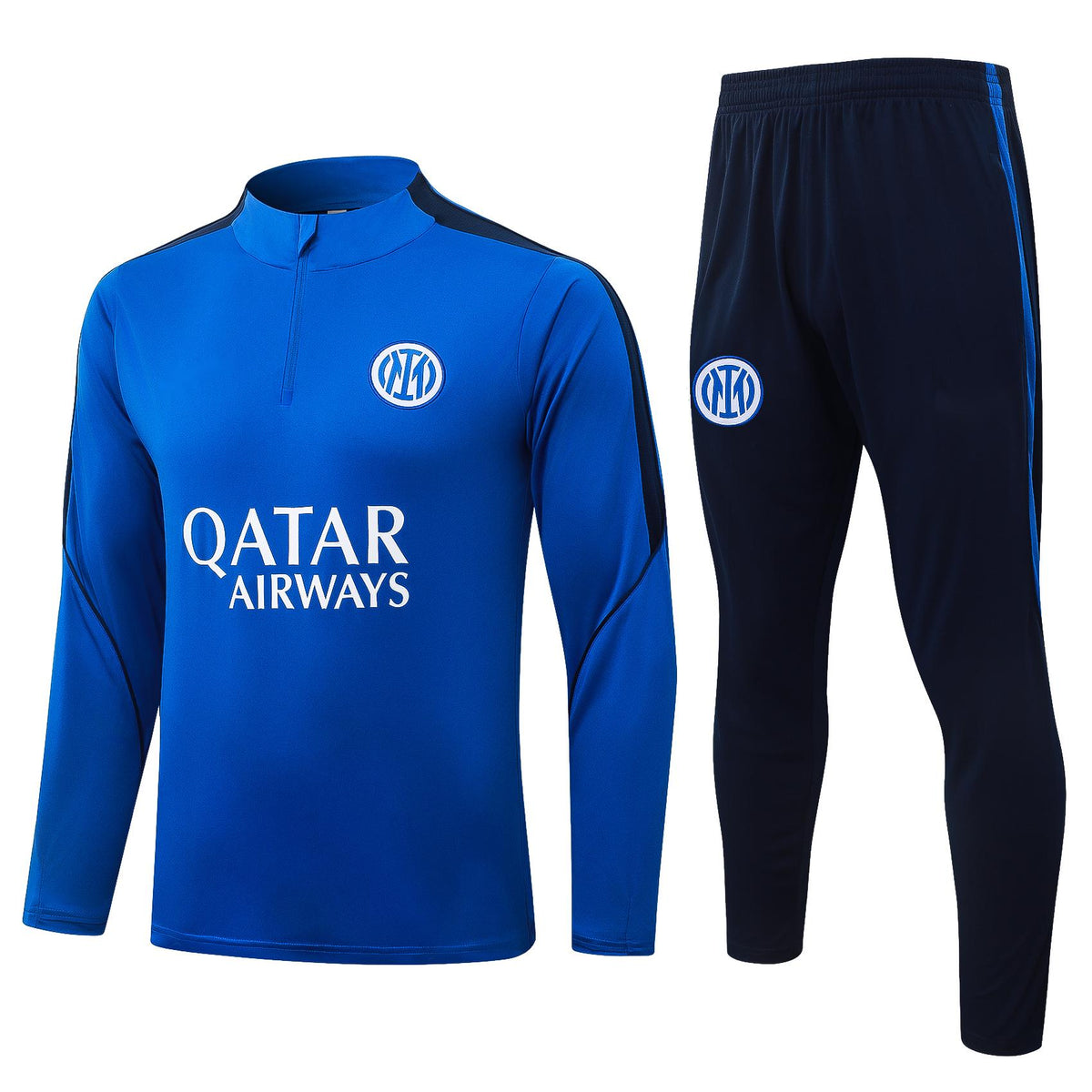 2026-27 Inter Milan Color Blue Half Zip Training Suit Adults Or Children