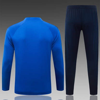 2026-27 Inter Milan Color Blue Half Zip Training Suit Adults Or Children
