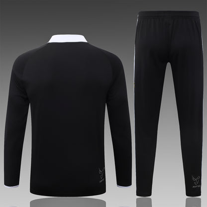 2026-27 Juventus Black Half Zip Training Suit Adults Or Children