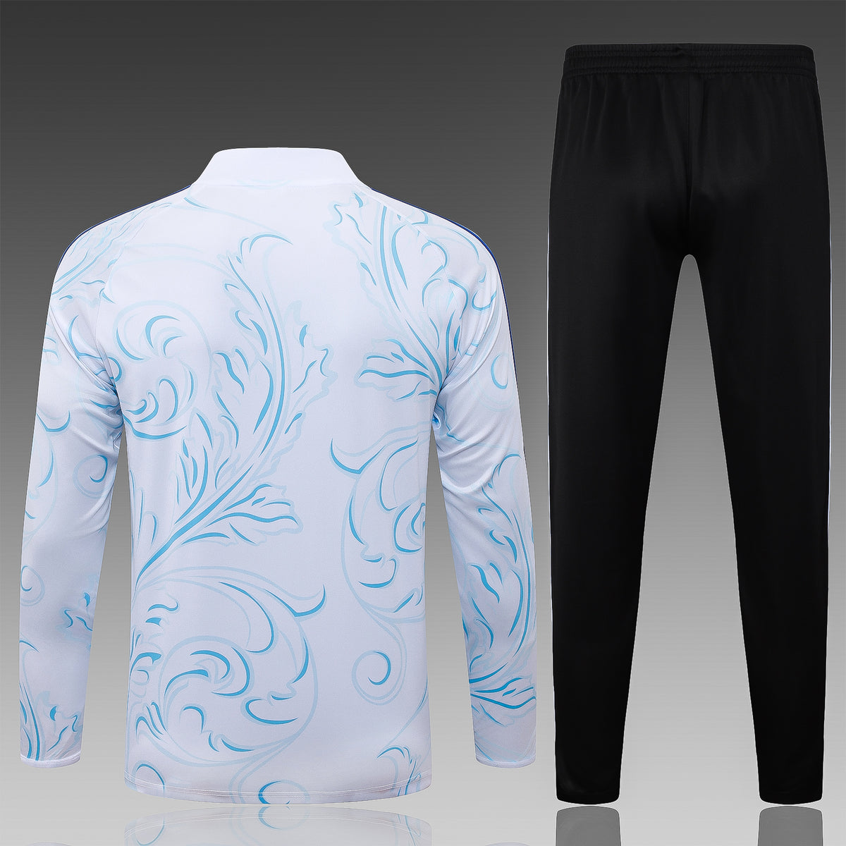 2026 Argentina White Inkjet Half Zip Training Suit Adults Or Children